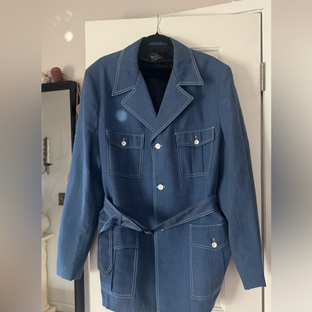 Vintage Brad Whitney Carmel by the sea belted jacket